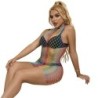 952433 Mouwloze Netjurk met Regenboog Hoge Hals One Size