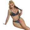 952440 Set van 2-delige Regenboog Netstof Lange Mouwen One Size