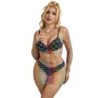 952440 Set van 2-delige Regenboog Netstof Lange Mouwen One Size
