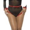 953706 Algemas Com Cinto Bondage Vermelho Tamanho Único