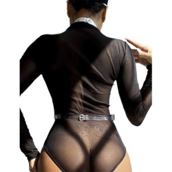 953737 Oklop za prsa s prstenima i lancima srebrni univerzalna veličina