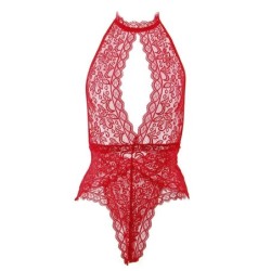 953881 Atvirų Kaušelių Bodis Raudonas L/Xl
