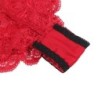 953904 Set 3 Stuks Kant En Satijn Rood L/Xl