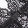 953911 Set 3 Teile Spitze und Satin Schwarz S/M