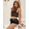 953935 Pijama Sexy Setí i Encaix Negre S/M