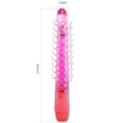 Dildo Vibrante Flessibile con Piegatura Sensuale per la Spina Dorsale Lila 23.5 Cm