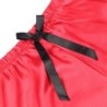 953966 Seksuali Pižama iš Satino ir Nėrinių Juoda/Raudona L/Xl