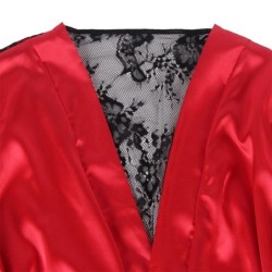 954024 Pitsimekko Avoselkä + Stringit Punainen/Musta L/Xl