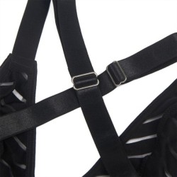 954147 Body Con Reggicalze Nero S/M