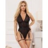 954154 Body Med Strømpebånd Sort L/Xl