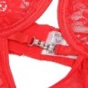954208 Babydoll De Encaje Con Tirantes Ajustables Rojo S/M