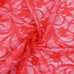 954215 Babydoll De Renda Com Alças Ajustáveis Vermelho L/Xl