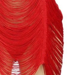 954253 Kleita ar Bārkstīm + Sarkanas String Bikses L/Xl