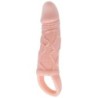 Predlžovací návlek na penis so strapom na semenníky 13,5 cm