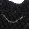 954277 Body Con Catene + Reggicalze Nero L/Xl