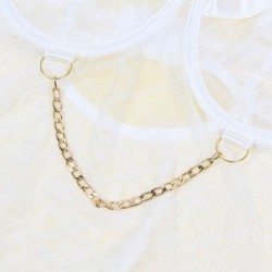 954291 Body Amb Cadenes + Lligacames Blanc L/Xl