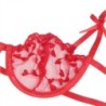 954338 Beha + String + Jarretelgordel met hartjesprint Rood L/Xl