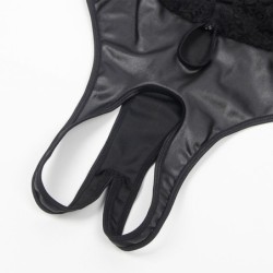 954383 Kūno seksualus su juostelėmis juodas S/M
