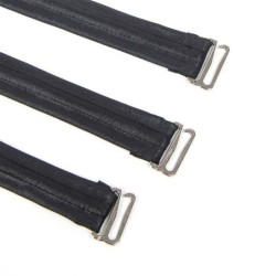 954413 Kožené pouto na tělo černé L/Xl