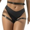 Seleharness Talje Og Ben Læder Sort One Size