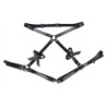 Seleharness Talje Og Ben Læder Sort One Size