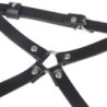 Seleharness Talje Og Ben Læder Sort One Size