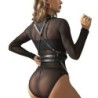 Harnas met Bretels Detail Kettingen One Size