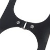 Arnés Cuerpo Entero Con Hebillas Cuero Negro Talla Única