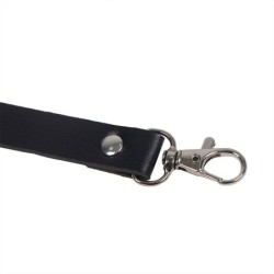 Ham de corp Curele Ajustabile Piele Neagră Mărime Unică