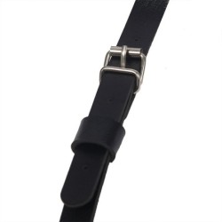 Arnés de cos corretges ajustable cuir negre talla única