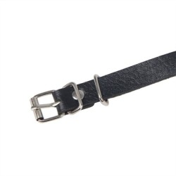 Kroppssele i svart läder, One Size