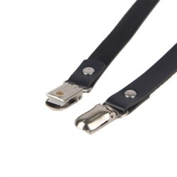 Bein Harness Kette Schwarzes Leder Einheitsgröße