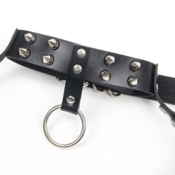 Harnais Soutien-gorge Et Collier Avec Chaînes Taille Unique