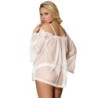 Babydoll Branco Mangas Acampanadas S/M