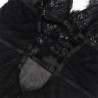 Babydoll Con Spalline Regolabili In Pizzo Nero L/Xl