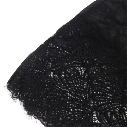 Babydoll Con Spalline Regolabili In Pizzo Nero L/Xl