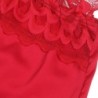 Babydoll Acetinado Com Renda Vermelha L/Xl