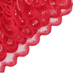 Saténová Babydoll s Červenou Krajkou S/M