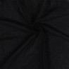 Babydoll tiulio audinys su nėrinių ir gėlių detalėmis, juodas, L/Xl