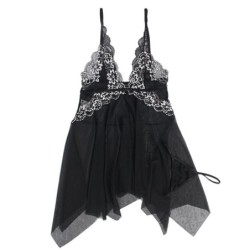 Babydoll Tyl Látka Čipka na Prsiach L/Xl