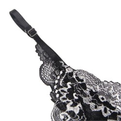 Babydoll Tule Stof Borst Kant S/M