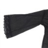 Peignoir Tissu Transparent Détail Dentelle Noir L/Xl
