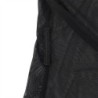 Bata Tela Transparente Detalhe Renda Preto L/Xl