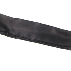 Transparante Stoffen Badjas met Zwarte Kant Details S/M