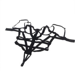 Body Sexy mit Ausschnitten Schwarz L/Xl