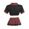 Seksualus moksleivės kostiumas su viršutine dalimi L/Xl