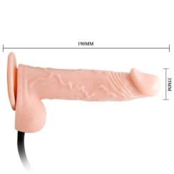 Dildo Insuflável Realístico Com Ventosa 15 Cm
