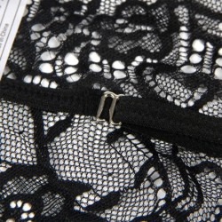 Politsei Kostüüm Pitsiline Bodysuit Must L/Xl