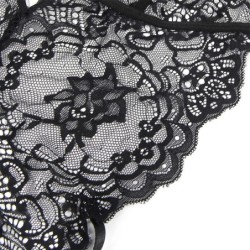 Fantasia Polícia Body Renda Preto S/M