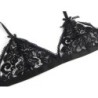 Ensemble 3 Pièces Soutien-gorge + Jarretière + String L/Xl